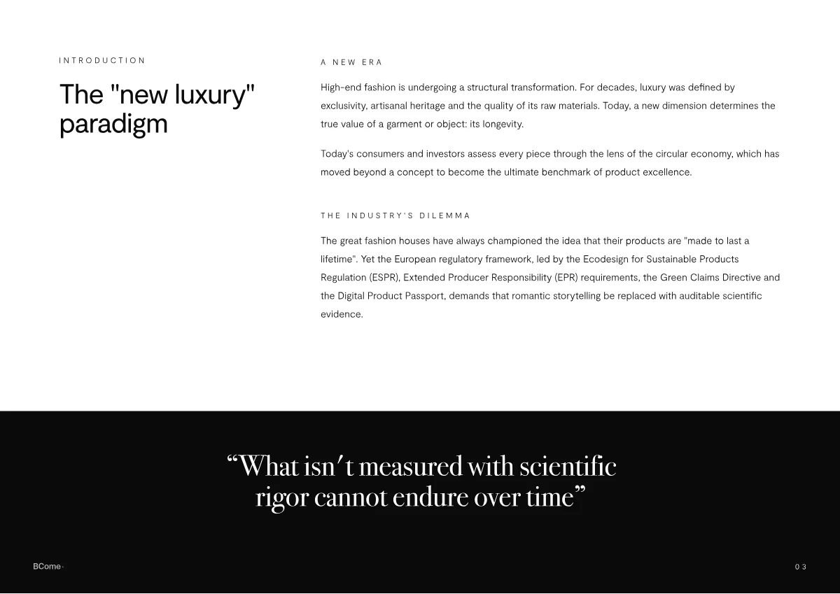 Luxury built to last - intro